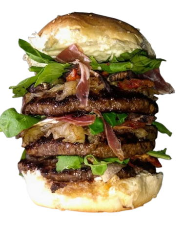 Triple hamburguesa rock